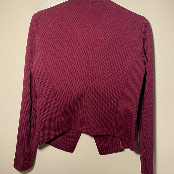 Used once dynamite burgundy blazer - Picture 2 of 2